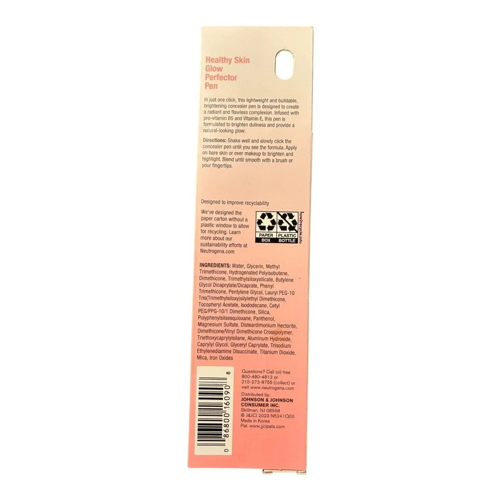Neutrogena Healthy Skin Glow Perfector Pen Concealer 0.1oz Shade‎ Neutral